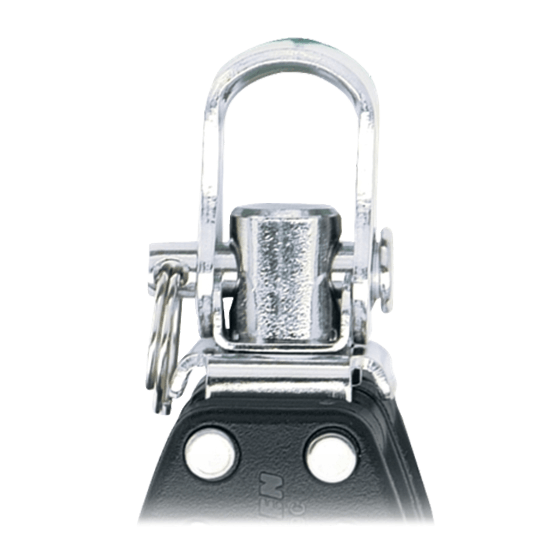 Harken 344 29mm Triple Small Boat Carbo Airblock Swivel Block - Pacific Sailboat Supply