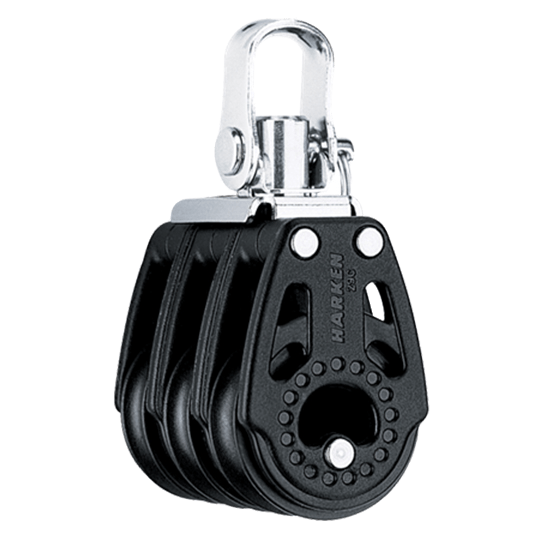 Harken 344 29mm Triple Small Boat Carbo Airblock Swivel Block - Pacific Sailboat Supply