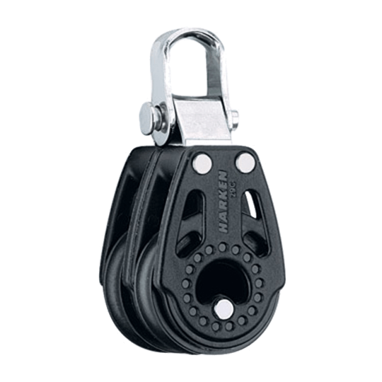 Harken 381 29mm Double Small Boat Carbo Airblock Fixed Block - Pacific Sailboat Supply