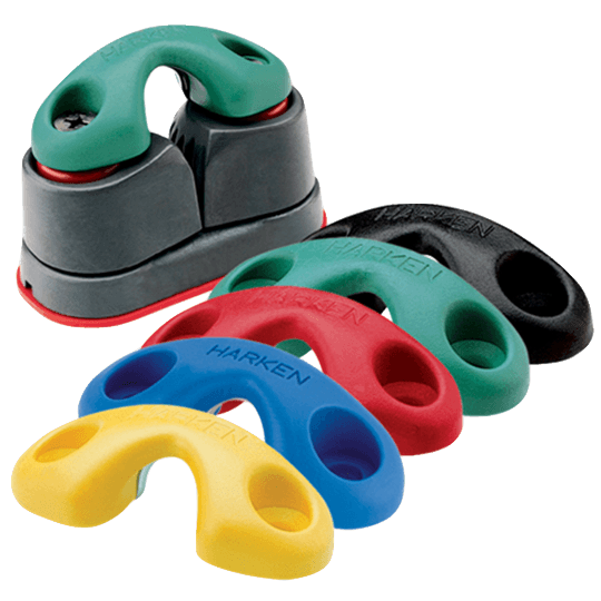 Harken 424-B Black Micro Fairlead For 468 & 471 Sailboat Cam Cleat - Pacific Sailboat Supply