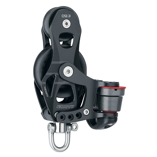 Harken 6265 60mm Fiddle Element Block With Cam Cleat - Pacific Sailboat Supply