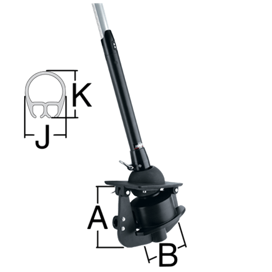 Harken 7410.11 MKIV Unit 0 Underdeck Jib Reefing Furling System - Pacific Sailboat Supply