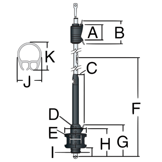 Harken 7413.10 Unit 3 MKIV Racing Jib Reefing Furling System - Pacific Sailboat Supply