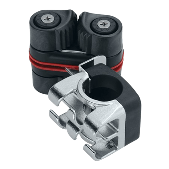 Harken 7553 Reflex Stanchion-Mounted Double Cam Cleat Fairlead - Pacific Sailboat Supply