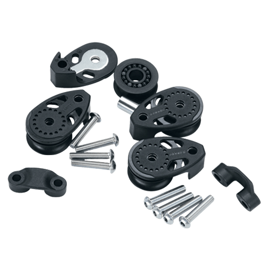 Harken T32KIT 32mm Big Boat Control block And End Traveler Kit - Pacific Sailboat Supply