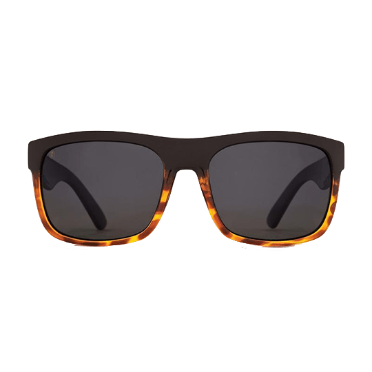 Kaenon Burnet XL Polarized Matte Black & Tortoise / Grey 12 Black Mirror Sunglasses - Pacific Sailboat Supply