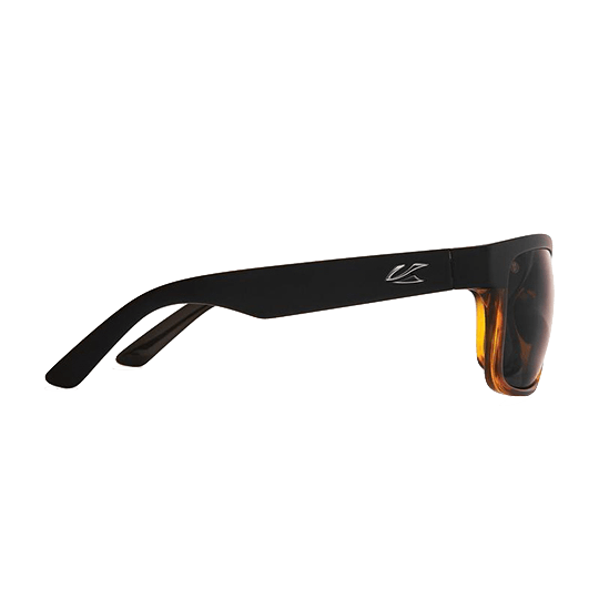 Kaenon Burnet XL Polarized Matte Black & Tortoise / Grey 12 Black Mirror Sunglasses - Pacific Sailboat Supply