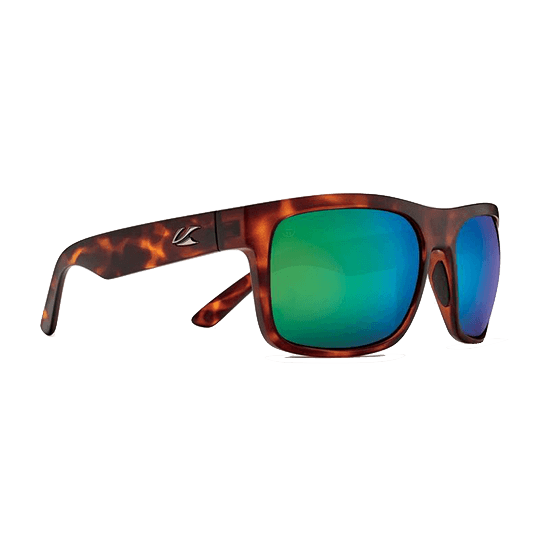 Kaenon Burnet XL Polarized Tortoise Brown 12 Green Mirror Sunglasses