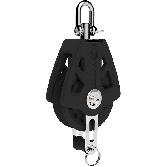 Lewmar 29925004BK 50mm Single Synchro Block With Becket - Pacific Sailboat Supply