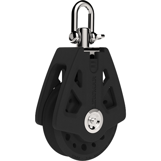 Lewmar 29926001BK 60mm Single Synchro Block - Pacific Sailboat Supply