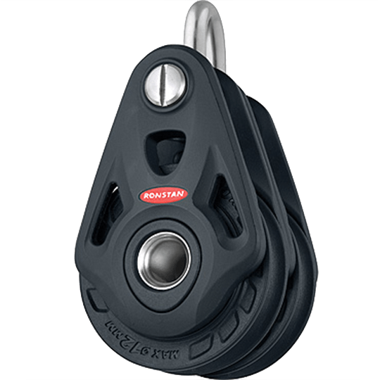 Ronstan RF64202 60mm 60 Double Core Series Fixed Sailboat Block Pulley