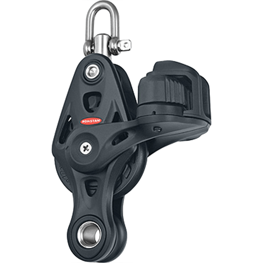 Ronstan RF64520 60Mm Fiddle Core Series Block With Cam Cleat - Pacific Sailboat Supply