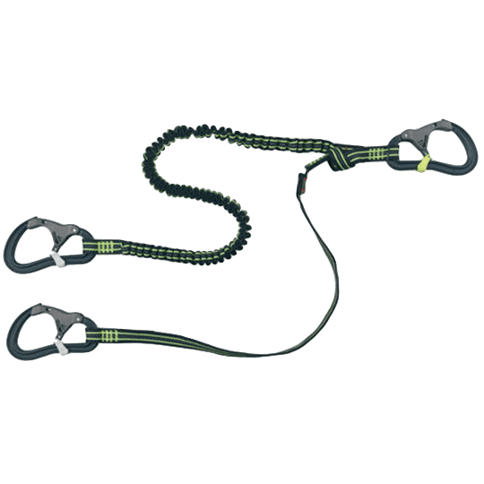 Wichard Proline Safety Tether 7034 - Elastic 2M + 1m Fixed Line - 2 hooks - Overload indicator - Pacific Sailboat Supply