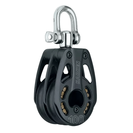 Harken 3248 100mm Double Black Magic High - Load Air Block - Pacific Sailboat Supply