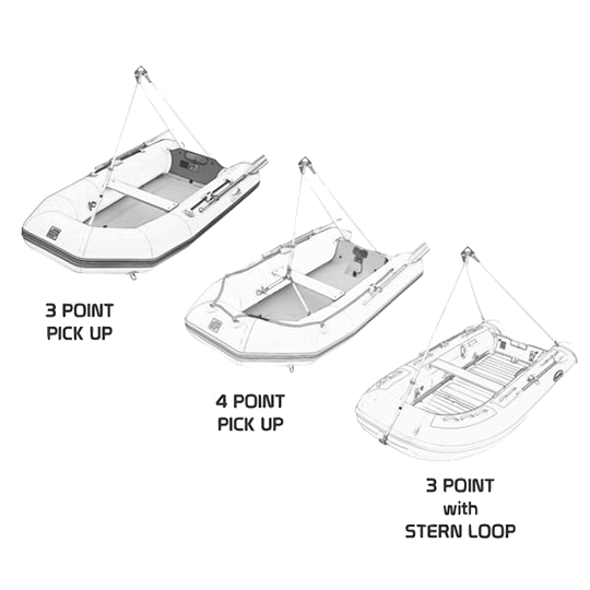 KONG Lifting System For Inflatable Boats - Pacific Sailboat Supply