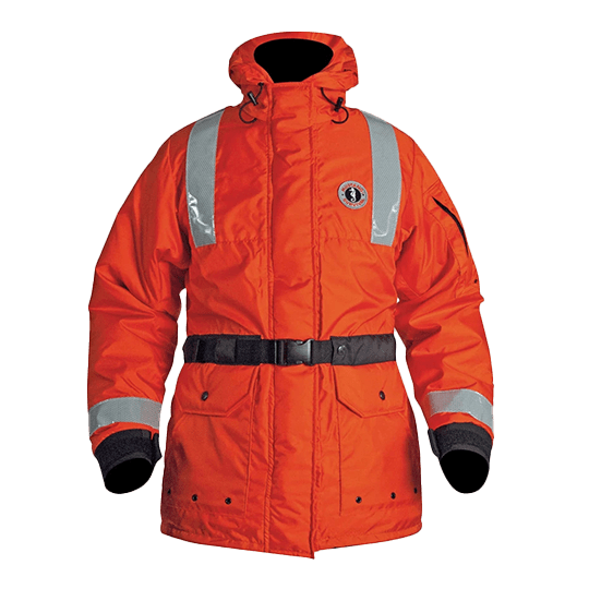 Mustang Survival ThermoSystem Plust Orange Flotation Coat - Pacific Sailboat Supply