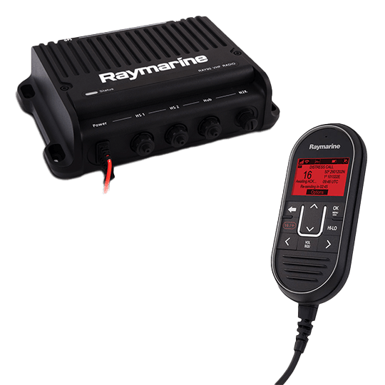 Raymarine Ray90 Modular Dual - Station VHF Black Box Radio System - Pacific Sailboat Supply