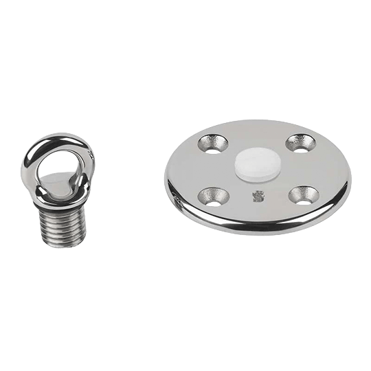 Schaefer 78 - 83 Removable Eye 3" Deck Plate Assembly - Pacific Sailboat Supply