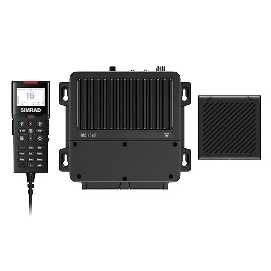 Simrad RS100 VHF Black Box Radio with Handset and Speaker - Pacific Sailboat Supply