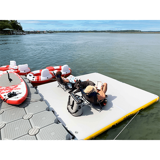 Solstice Watersports Inflatable Dock - 10' x 8' - Pacific Sailboat Supply