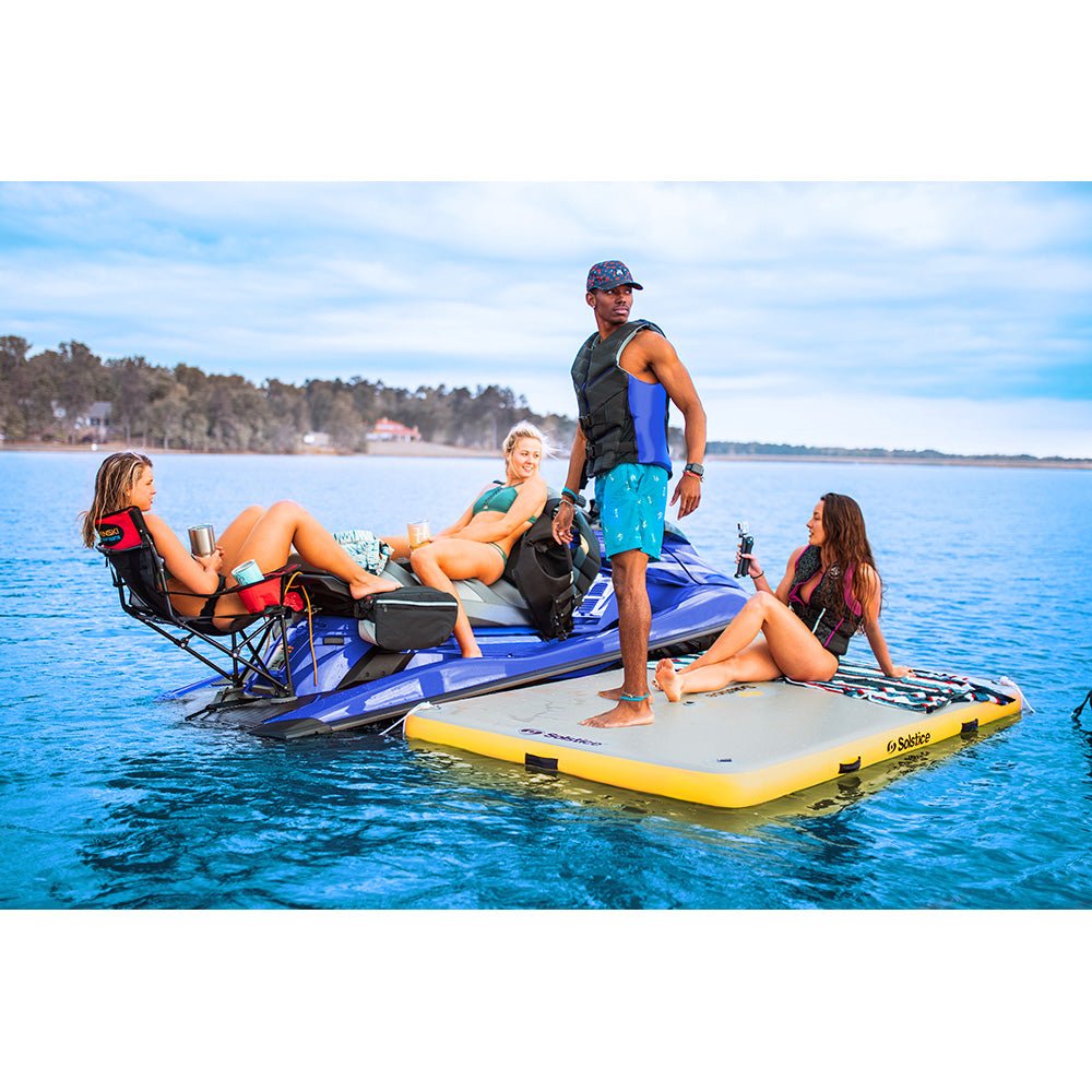 Solstice Watersports Inflatable Dock - 6' x 5' - Pacific Sailboat Supply