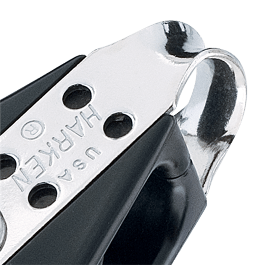 Harken 083 29mm Single Small Boat Classic Bullet Sailboat Block With Becket - Pacific Sailboat Supply