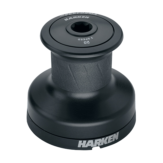 Harken 20 PTP Performa Plain-Top Aluminum Two-Speed Winch - Pacific Sailboat Supply
