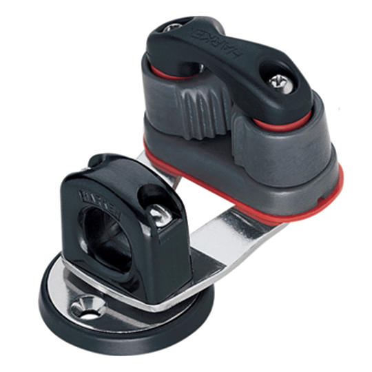 Harken 240 Sailboat Swivel Base With Bullseye And 150 Cam-Matic Cleat - Pacific Sailboat Supply