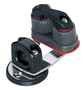 Harken 241 Sailboat Swivel Base With Bullseye And 365 Carbo Cam-Matic Cleat - Pacific Sailboat Supply