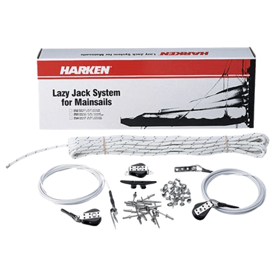 Harken 252 Small Lazy Jack Kit Mainsail Control for 7-14' Boom - Pacific Sailboat Supply