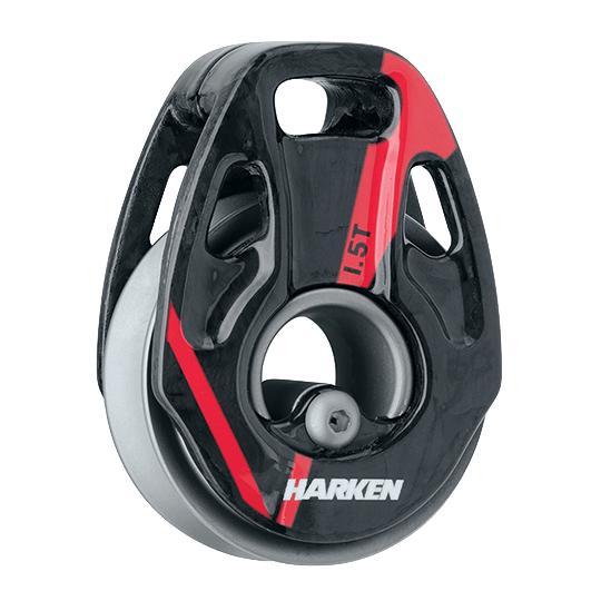 Harken 3294 47mm 1.5T Single Carbon Fiber Racing V Block With Titanium Sheave - Pacific Sailboat Supply