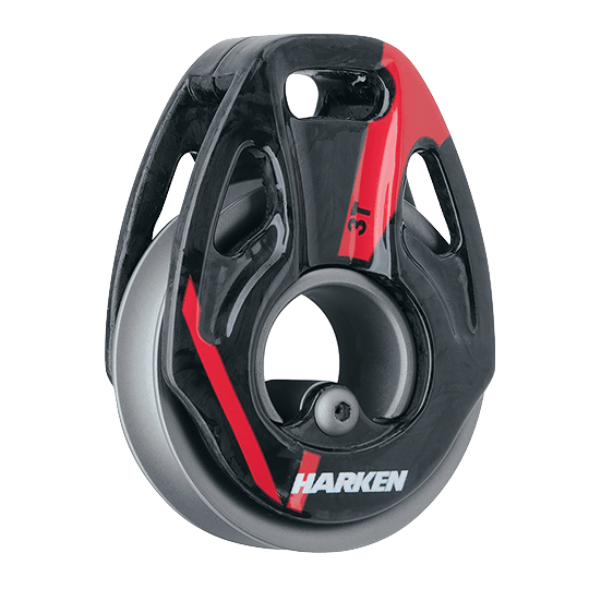 Harken 3295 56mm 3T Single Carbon Fiber Racing V Block With Titanium Sheave - Pacific Sailboat Supply