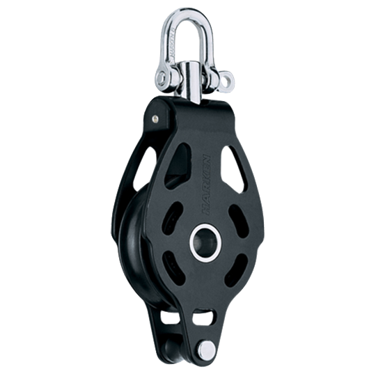 Harken 6084 75mm Single Aluminum Swivel Cruising ESP Block With Becket - Pacific Sailboat Supply