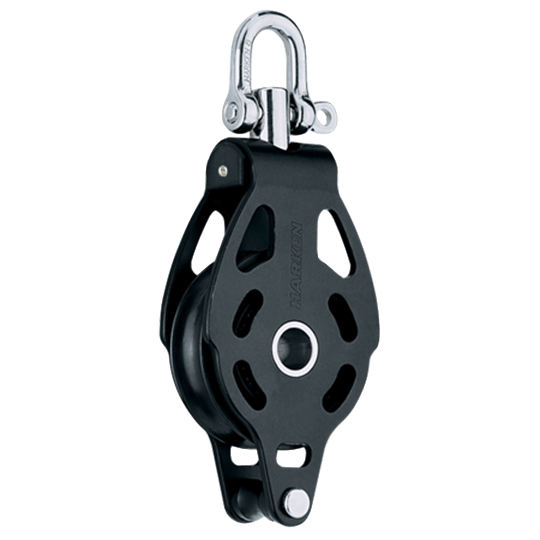 Harken 6094 57mm Single Aluminum Swivel Cruising ESP Block With Becket - Pacific Sailboat Supply