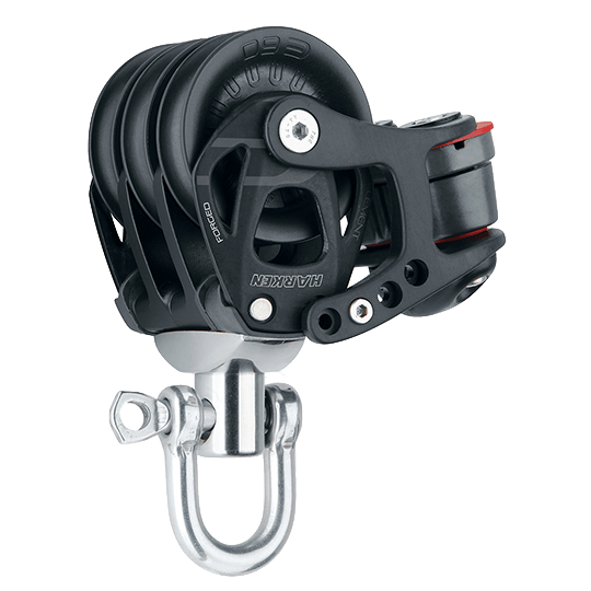 Harken 6274 60mm Triple Element Block With Cam Cleat - Pacific Sailboat Supply