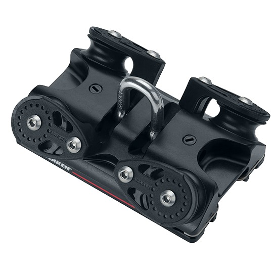 Harken T3241B 32mm Big Boat CB Traveler Car With Shackle And 4:1 ESP Controls - Pacific Sailboat Supply