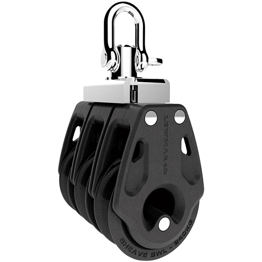 Lewmar 29901423BK 40mm Triple Control Block - Pacific Sailboat Supply