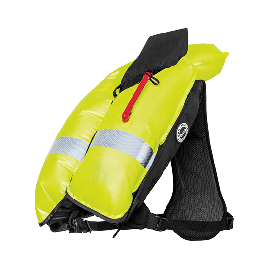 Mustang Survival Elite 28 Automatic Hydrostatic Inflatable Deck Vest PFD - Pacific Sailboat Supply