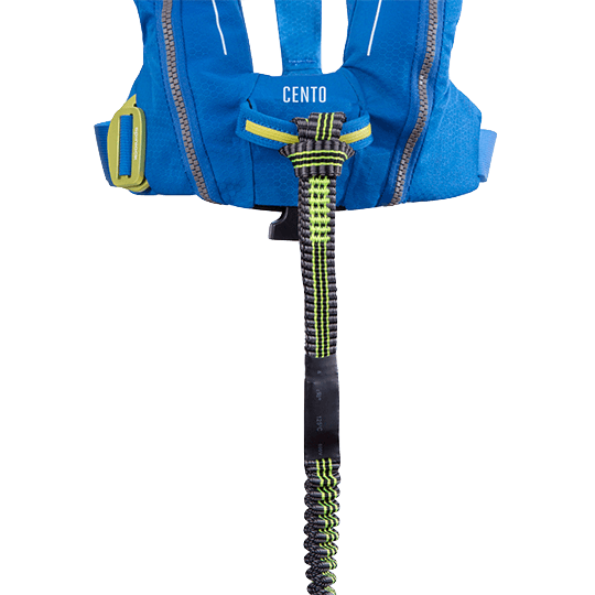 Spinlock Blue Junior Deckvest Cento Inflatable Life Jacket - Pacific Sailboat Supply