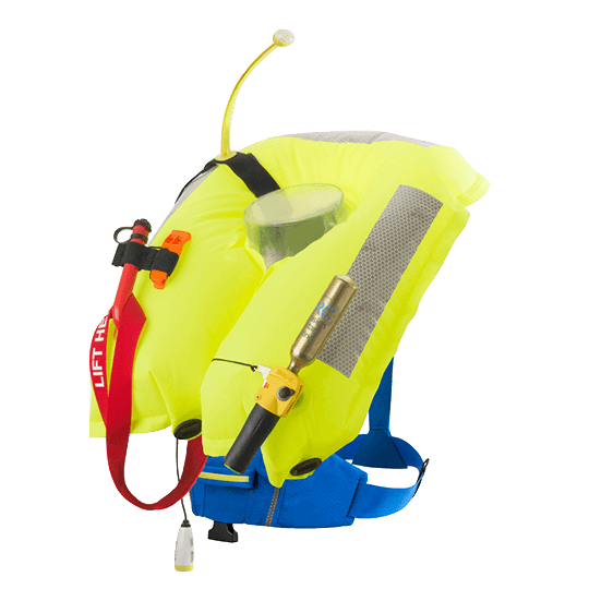 Spinlock Blue Junior Deckvest Cento Inflatable Life Jacket - Pacific Sailboat Supply
